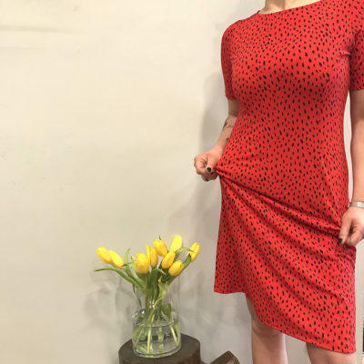 abito-rosso-surkana-collezione-SS19-abbigliamento-donna-Crazy-Art-Torino